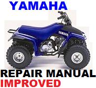 Thumbnail YAMAHA ATV   1992-2008 YFM 80 BADGET GRIZZLY RAPTOR REPAIR MANUAL +IMPROVED